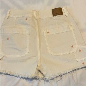 American Eagle Outfitters Off-White Women's Jean Shorts Size 00